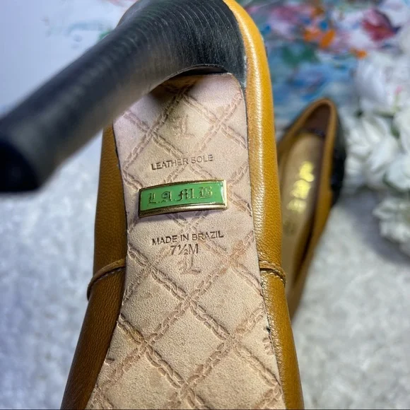 LAMB leather platform pump - Picture 7 of 10